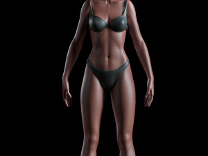 realistic human basemesh - rigged - uvmapped - ultimate pack 3D Model