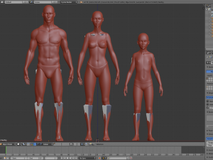 realistic human basemesh - rigged - uvmapped - ultimate pack 3D मॉडल