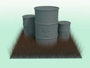 radiation barrel 3D Model