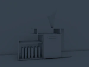 living room furniture 3D Model