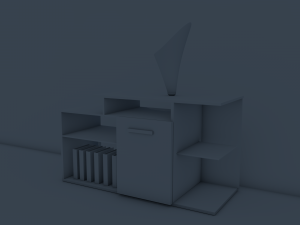 living room furniture 3D Model