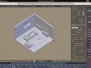 low polygonal room 2 3D मॉडल