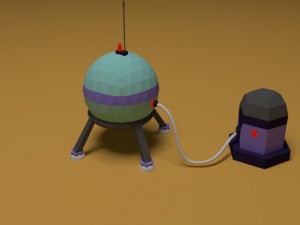 colony mars mobile game hydrant 3d Modelo 3D