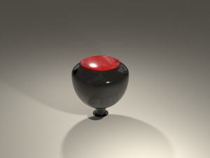 a glass of wine 3D Model
