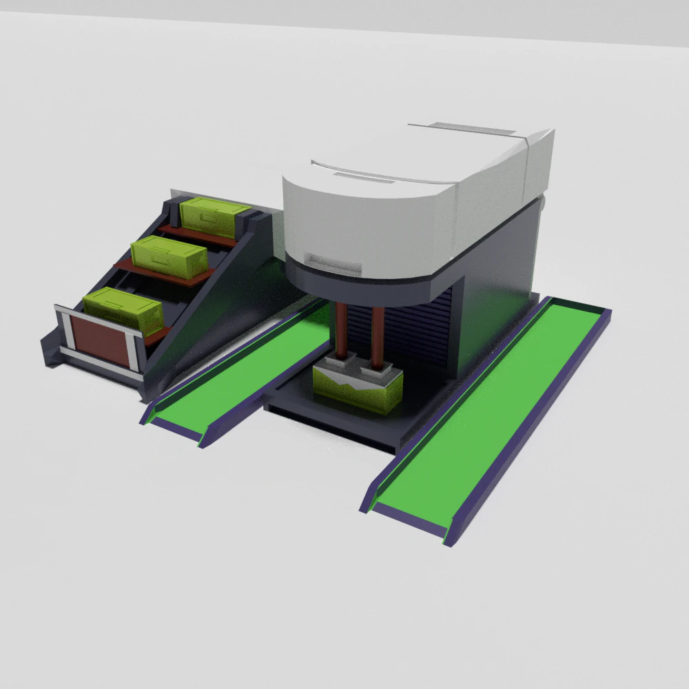 model factory 3D Model .c4d .max .obj .3ds .fbx .stl .blend 