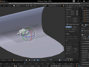 low poly white cloud - storm model 3D 模型