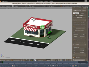 koffee haus low poly 3D Model