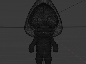 cartoon skeleton warrior character 3D Model