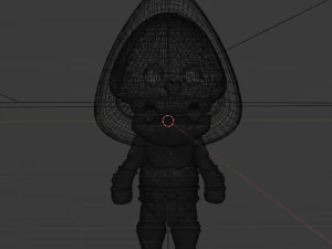 cartoon skeleton warrior character 3D Model