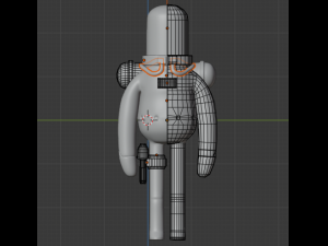 astronaut character skeleton space 3D Model