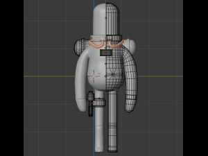 astronaut character skeleton space 3D Model
