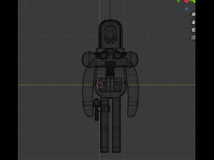 astronaut character skeleton space 3D Model