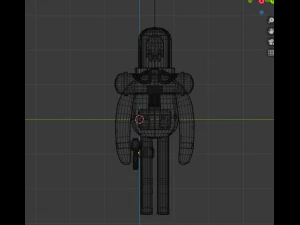 astronaut character skeleton space 3D Model