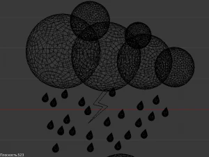 48 low poly clouds bundle low-poly 3D Model