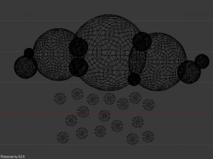 48 low poly clouds bundle low-poly 3D Model