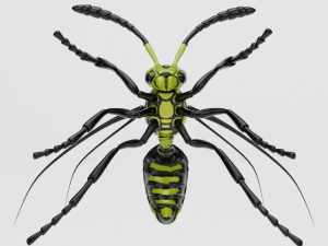 wasp insect nature 3D Model