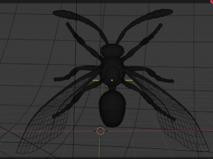 wasp insect nature Model 3D