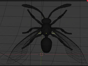 wasp insect nature 3D Model
