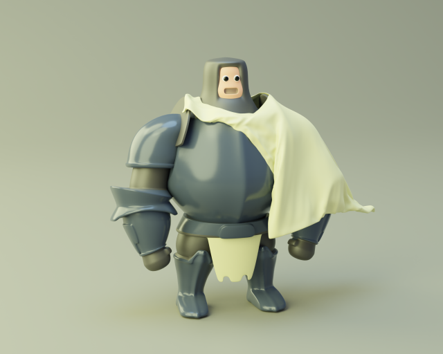 cartoon knight mmo low-poly Model 3D .c4d .max .obj .3ds .fbx .stl .blend 