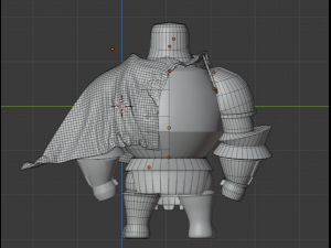 cartoon knight mmo low-poly Model 3D