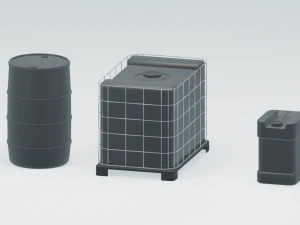 water tanks canister 3D Model
