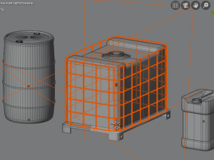 water tanks canister 3D Модель