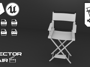 director chair 3Dモデル