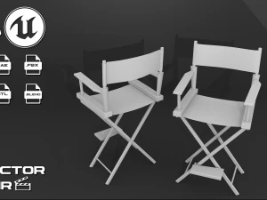 director chair 3D Model