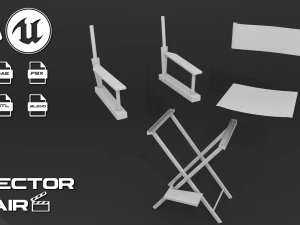 director chair 3D Model