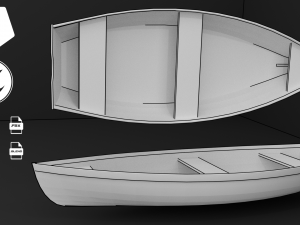 boat 3D Модель