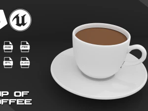 x&iacute;cara de caf&eacute; Modelo 3D
