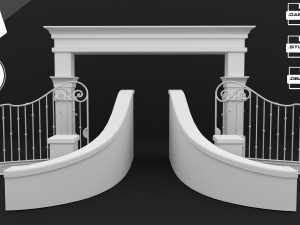 classic gate 3D Model