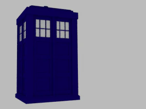 tardis від лікаря, який 3D Модель
