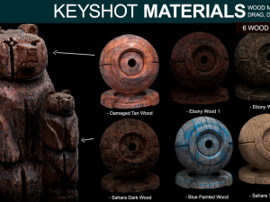 wood materials for keyshot CG Textures