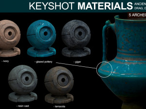 archeology materials - for keyshot CG 텍스쳐