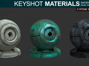 ancient materials for keyshot CG Textures