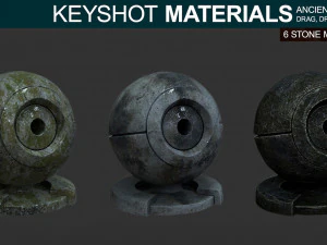 ancient materials for keyshot CG Textures