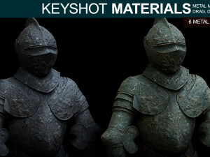 metal materials for keyshot part 2 CG Textures