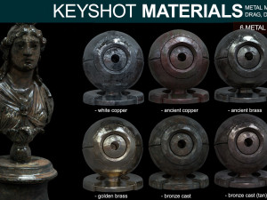metal materials for keyshot part 1 CG Textures