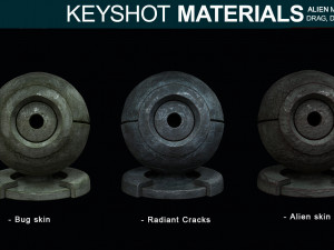 alien materials for keyshot CG Texturen