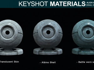 alien materials for keyshot CG Texturen