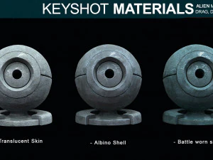 alien materials for keyshot CG Textures