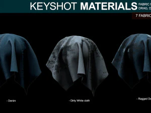 fabric materials for keyshot CG Textures