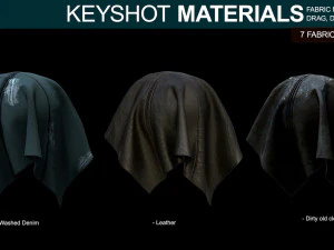 fabric materials for keyshot CG Textures