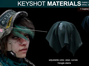 fabric materials for keyshot CG Textures