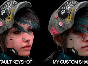 realistic skin shader for keyshot Texturas CG