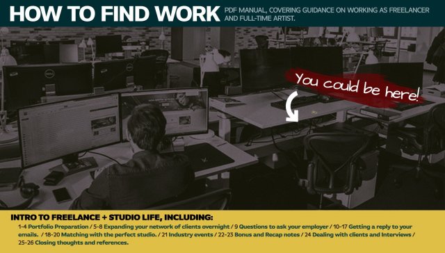 how to find work in video-games - guide 3D Model .c4d .max .obj .3ds .fbx .stl .blend 