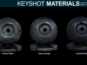 Hard Surface Materials for Keyshot CG Textures