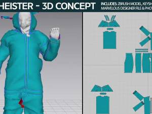Bio Heister 3D Concept 3D Model