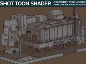 Toon Shader for Keyshot 3D Model